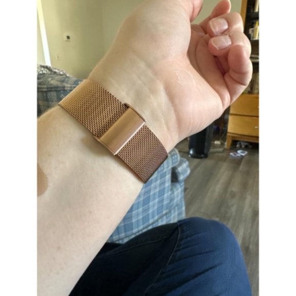 Men Women Rose Gold Pink 1.85'' Smartwatch with AI Voice Control Fitness Tracker - Picture 7 of 16